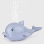 Electric Induction Water Jet Dolphin Baby Shower Bath Toy With Light And Music Universal Water Jet Water Ball Toy - Image 4