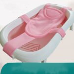 Baby Shower Net Bag Universal Can Sit And Lie Newborn Bath Rack Baby Bath Artifact Net Support Children's Bath Bed Bath Mat - Image 2