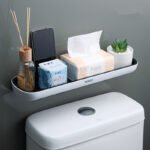 Wall-Mounted Bathroom Racks, Bathroom Storage Racks, Kitchen Racks, Bathroom Storage Racks - Image 4