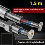 Hose Manufacturer Stainless Steel Shower Hose Bath Hose Cold And Hot Water Hose 15 Shower Head Hose Nozzle Hose - Image 4