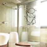 Baby shower carved bathroom bathroom wall sticker - Image 5