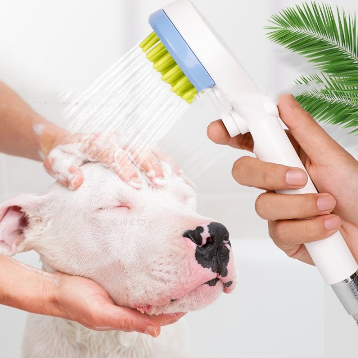 314209c6-5e72-4f24-af3f-fd1e7a2a542c.jpg Pet Cleaning Tool Cat And Dog Massage Comb Bath Brush Shower Head - Image 1