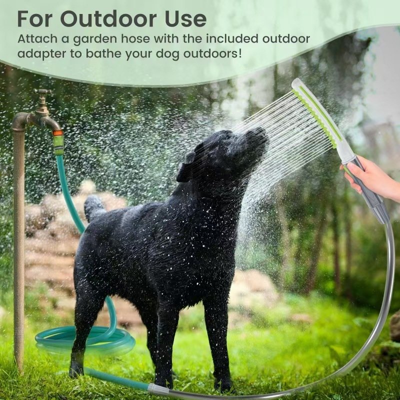 40e9eeef-62e9-4496-b73f-e33aeefc1f24.jpg Pet Bathing Brush Showerhead Bath And Shower Brush - Image 1