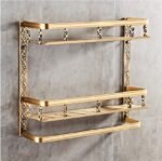 European style bathroom shelf double bathroom - Image 4