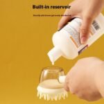3 In 1 Pets Bath Brush For Dogs And Cats Shower Massage Brush, Depilation Comb And Foaming Tool, Anti-frizz Beauty Brush Pet Products - Image 4