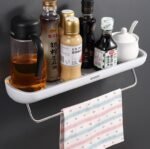 Wall-Mounted Bathroom Racks, Bathroom Storage Racks, Kitchen Racks, Bathroom Storage Racks - Image 3