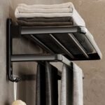 Towel Rack Black Bathroom Rack Bathroom Pendant - Image 5