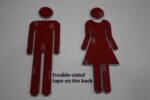 12cm Bathroom Signboard Bathroom Door Plate - Image 4