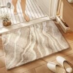 Simple Cashmere-like Non-slip Absorbent Bath And Shower Mat - Image 7
