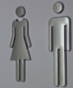 12cm Bathroom Signboard Bathroom Door Plate - Image 3