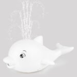 Electric Induction Water Jet Dolphin Baby Shower Bath Toy With Light And Music Universal Water Jet Water Ball Toy - Image 5