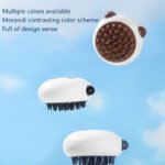 Bathroom Silicone Pet Cat And Dog Shower Soft Bristled Brush Panda Shape Pet Soft Massage Bath Brush Pet Bathing Accessories - Image 3