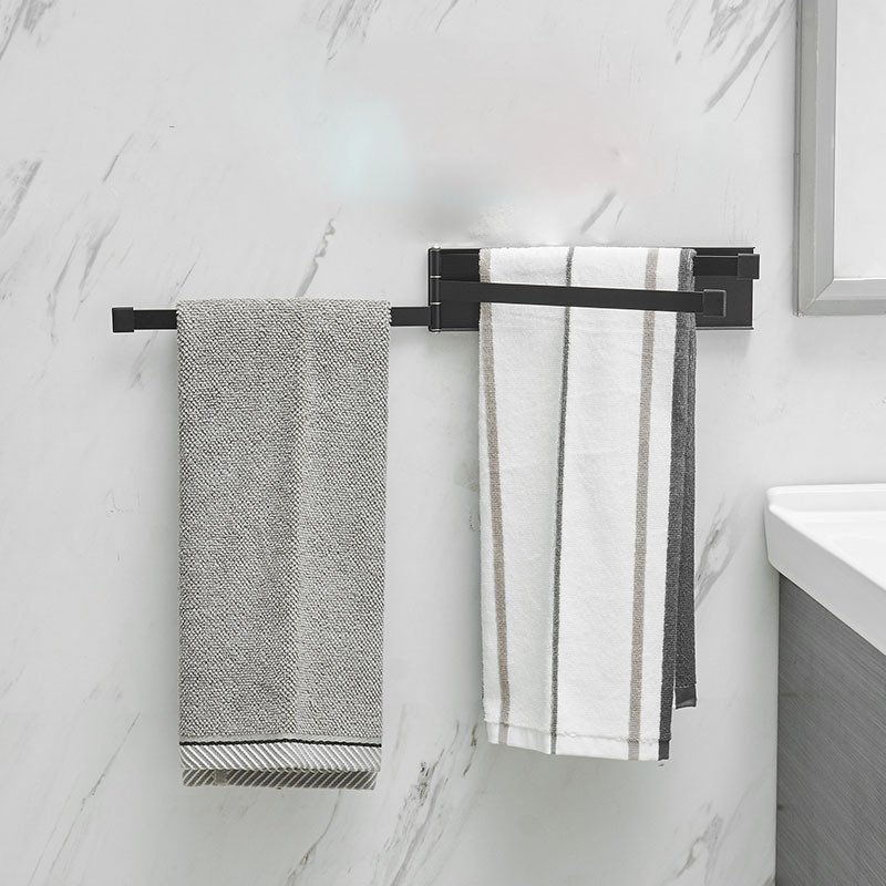 ad9d0c3c-e4e7-43d8-9e08-fae0f78ce8e9.jpg Nordic Bathroom Non-perforated Towel Rack Bathroom - Image 1