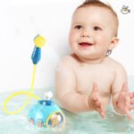 Children's Submarine Bath Toy Baby Water Jet Electric Submarine Boat Male And Female Baby Shower Watering Artifact