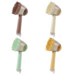 3 In 1 Pets Bath Brush For Dogs And Cats Shower Massage Brush, Depilation Comb And Foaming Tool, Anti-frizz Beauty Brush Pet Products - Image 5
