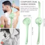 Electric Bath Scrubber, Shower Brush, Bathing Back-scrubbing  Magic Tool,Long-handled Automatic Bath Brush, Powerful Ash And Mud Scrubber, Massager - Image 2